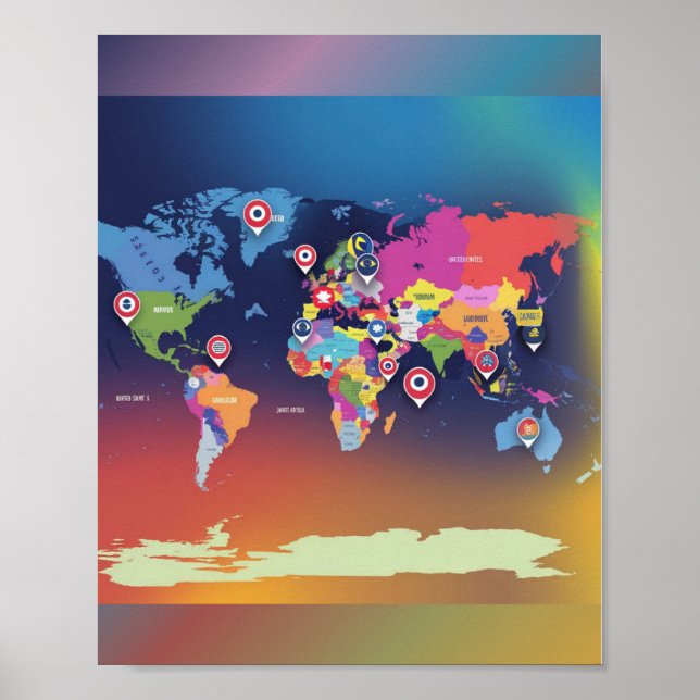 Wanderlust wartet poster (Vorne)