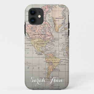 Wanderlust-Weltkarte smartphone Fall cutom Name title_seo2