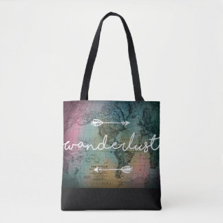 Wanderlust World Map Sac fourre-tout