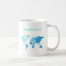 Wanderlustwatercolor-Tasse