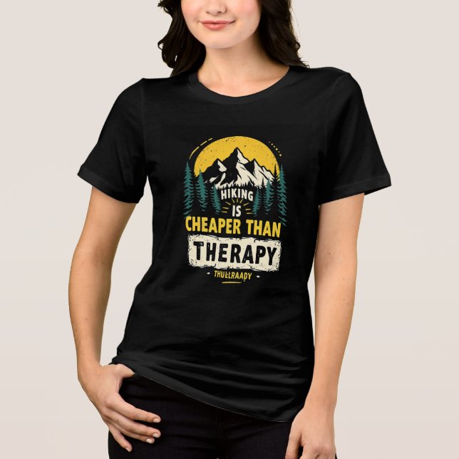 Wandermännchen Abenteuershirt Tri-Blend Shirt (Vorderseite)