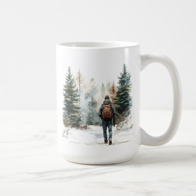 Wandermänner-Tasse Kaffeetasse (Rechts)