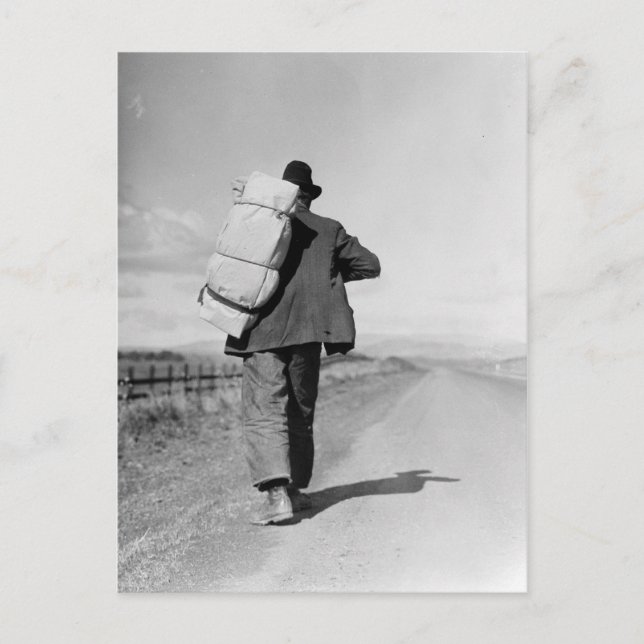 Wandern - 1935 postkarte (Vorderseite)