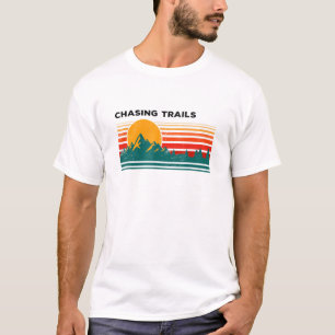 Wandern auf Wanderwegen Gipfel Bergsee-Zauber T-Shirt