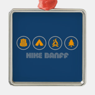 Wandern Banff Nationalpark Ornament Aus Metall