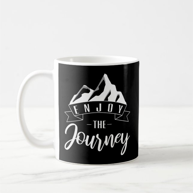 Wandern Bergsteigen und wandern Sprichwort Bergsee Kaffeetasse (Links)