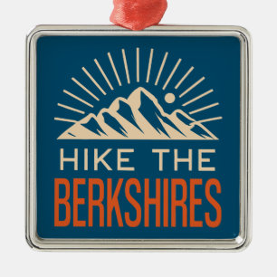 Wandern Berkshires Massachusetts Sunburst Ornament Aus Metall