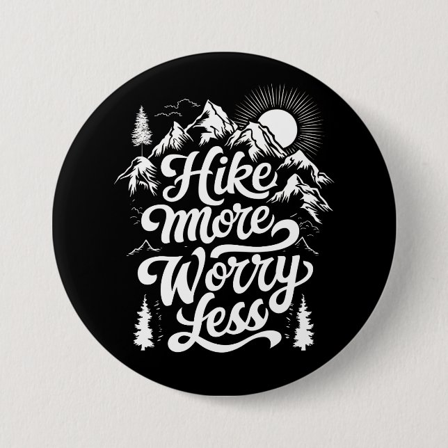 Wandern Besorgnis erregender weniger Camping im Fr Button (Vorderseite)