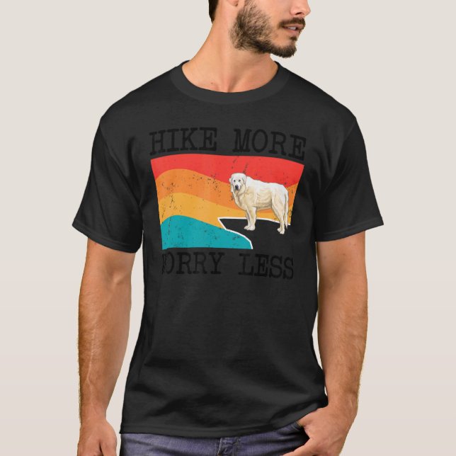 Wandern Besorgnis erregender weniger großer Pyrenä T-Shirt (Vorderseite)