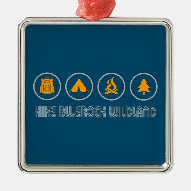 Wandern Bluerock Wildland Provinzialpark Ornament Aus Metall (Vorne)