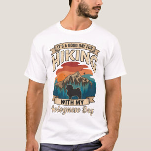 Wandern Bologneser Hund Berge Sonnenuntergang T-Shirt