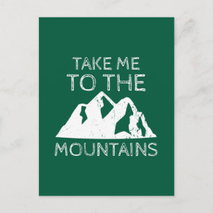Wandern - Bring mich in die Berge Postkarte