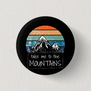 Wandern - bringen Sie mich in die Berge Button