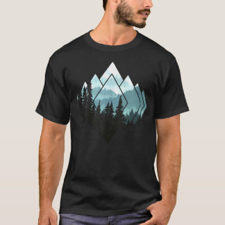 Wandern Camping Berge Natur Trekking T-Shirt