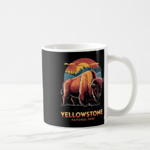 Wandern Camping Retro Yellowstone Nationalpark Bis Kaffeetasse