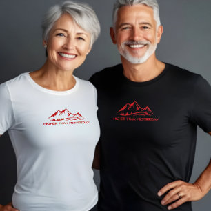 Wandern Camping Trekking Humor rot T-Shirt