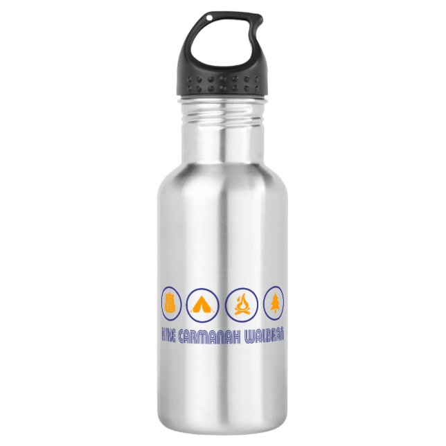 Wandern Carmanah Walbran Provinzialpark Edelstahlflasche (Vorderseite)