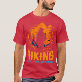Wandern Der Sport der bergauf geführten Gespräche T-Shirt