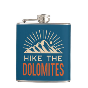 Wandern Dolomiten Italien Sunburst Flachmann