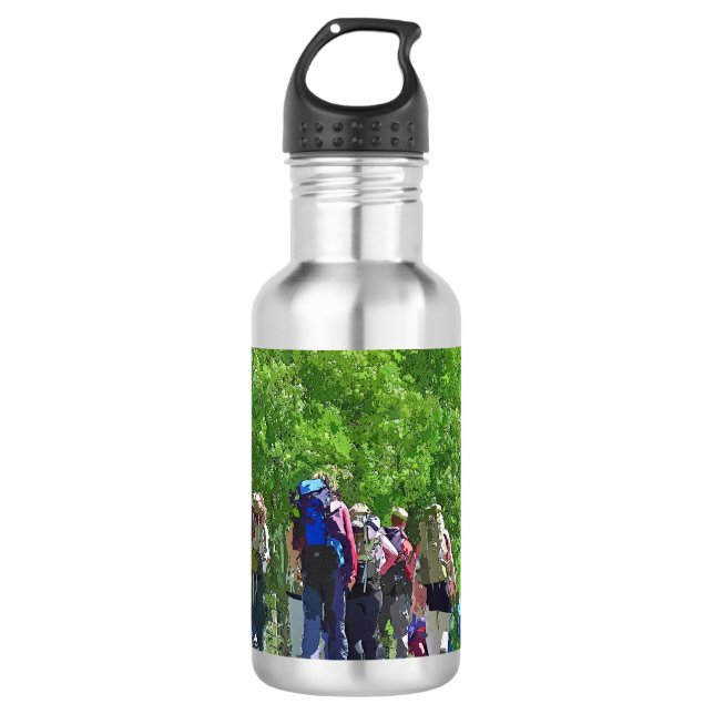 WANDERN EDELSTAHLFLASCHE (Vorderseite)