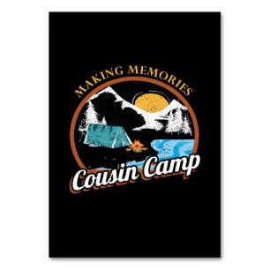 Wandern Erinnerungen Cousin Camp Tischnummer