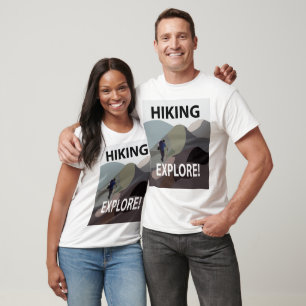 Wandern Erkundung Berge Wandern T-Shirt
