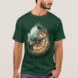 Wandern Frauen Entdecken Außerhalb des Campings Wa T-Shirt