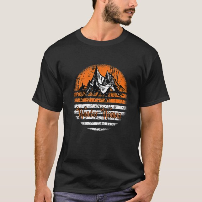 Wandern Frauen Klettergebirge Frauentrekking H T-Shirt (Vorderseite)