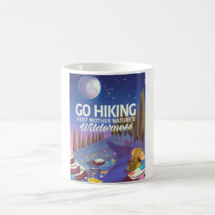 Wandern gehen! (Nacht Edition) Kaffeetasse