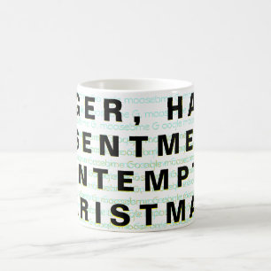 WANDERN, HASS, RESENTMENT, KONTEMPT... WEIHNACHTEN KAFFEETASSE