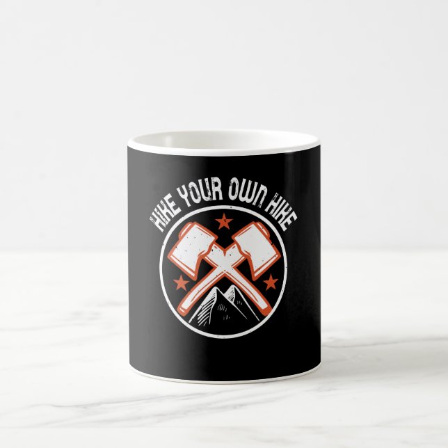 Wandern - Ihre eigene Wanderung Kaffeetasse (Mittel)