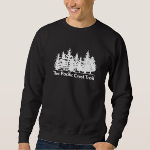 Wandern im Pazifischen Wappen Wandern im Wald Sweatshirt