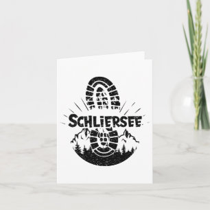 Wandern in Schliersee Deutschland Urlaubswandern Karte
