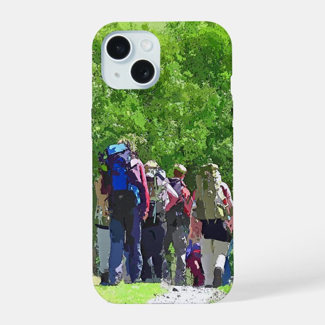 WANDERN iPhone 15 HÜLLE (Rückseite)