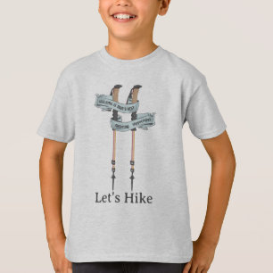 Wandern ist die beste Medizin Hippokrates Wanderpu T-Shirt