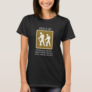 Wandern ist einfach lustig Backpacken T-Shirt