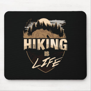 Wandern ist Leben Mousepad