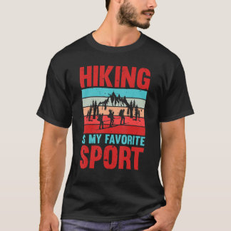 Wandern ist mein Lieblingssportwanderer Lover Wand T-Shirt
