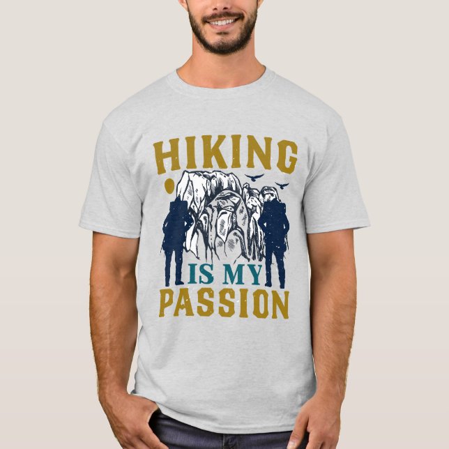 Wandern ist mein Passion-T - Shirt (Vorderseite)