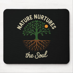 Wandern ist Therapie lustiger Outdoor-Naturpfad Mousepad