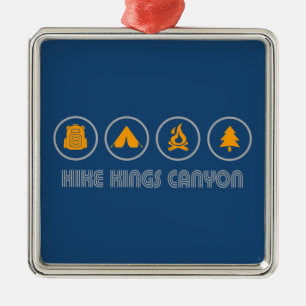 Wandern Kings Canyon National Park Ornament Aus Metall