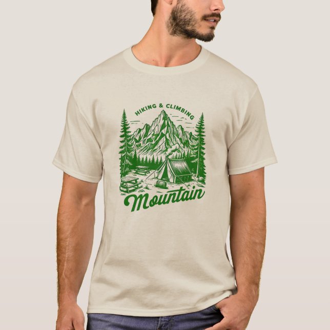 Wandern & Klettern T - Shirt (Vorderseite)