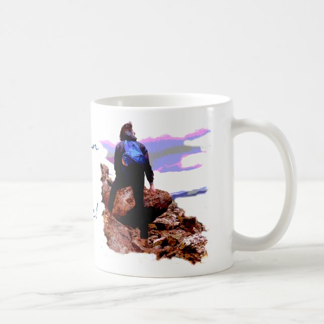 Wandern Landschaftliches Weiße Berge New Hampshire Kaffeetasse (Rechts)