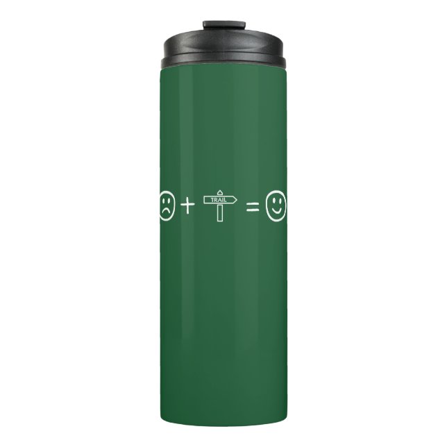 Wandern macht dich glücklich thermosbecher (Vorderseite)