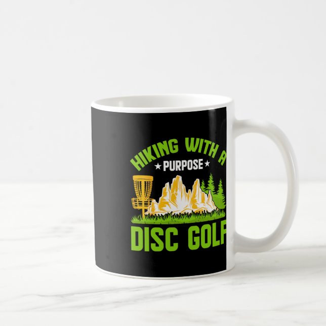 Wandern mit einem Ziel Disc Golf  Kaffeetasse (Rechts)