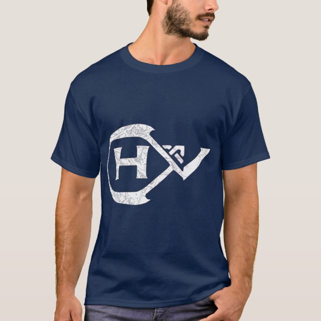 Wandern mit einer Wikingerei durch die Kastenindus T-Shirt (Vorderseite)