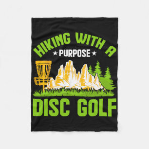 Wandern mit Ziel Disc Golf Fleecedecke