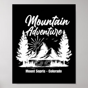 Wandern Mount Sopris - Colorado Bergsteigen T Poster