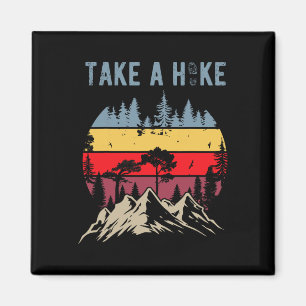 Wandern Naturwanderung Wanderer Outdoor Lustig Nim Magnet