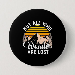 Wandern nicht alle, die wandern sind verloren button